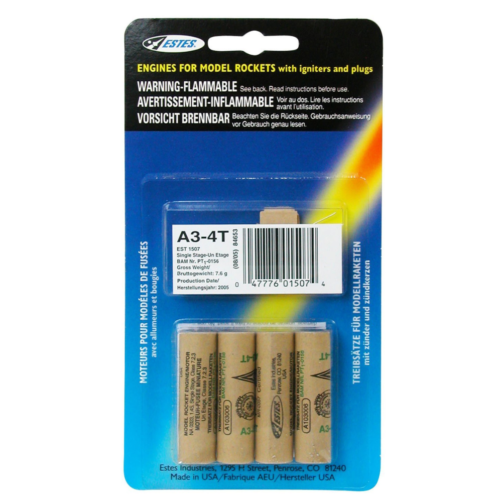1/4A33T Estes Model Rocket Engines Rockets to the Sky