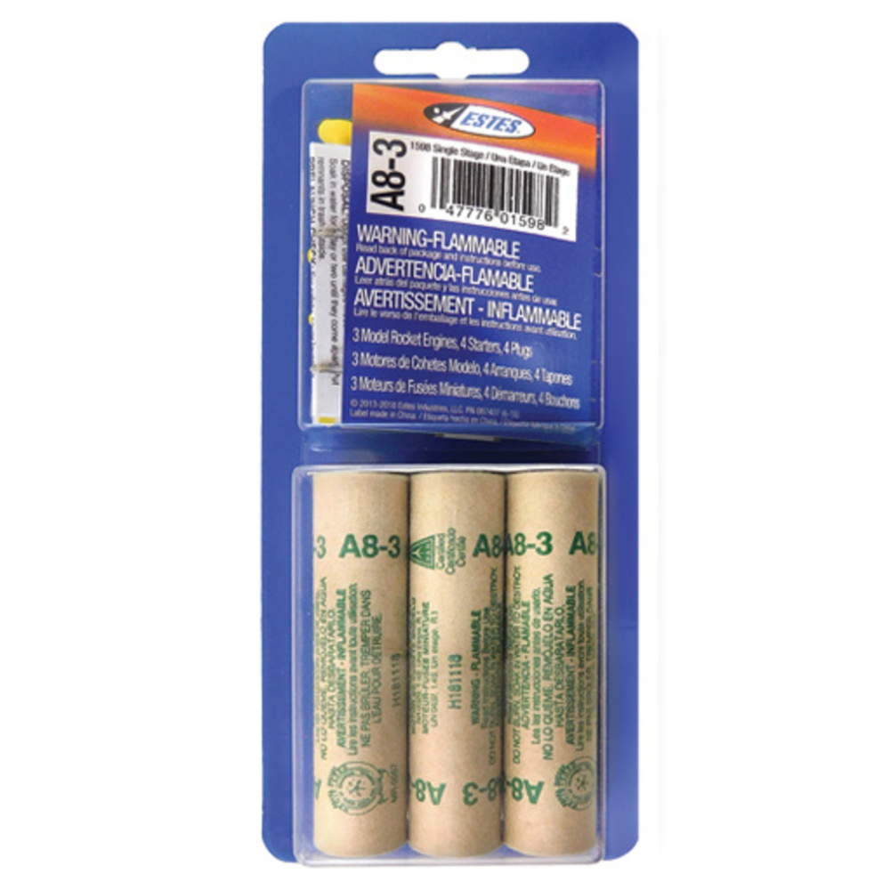 A83 Flight Pack Estes Model Rocket Engines Rockets to the Sky
