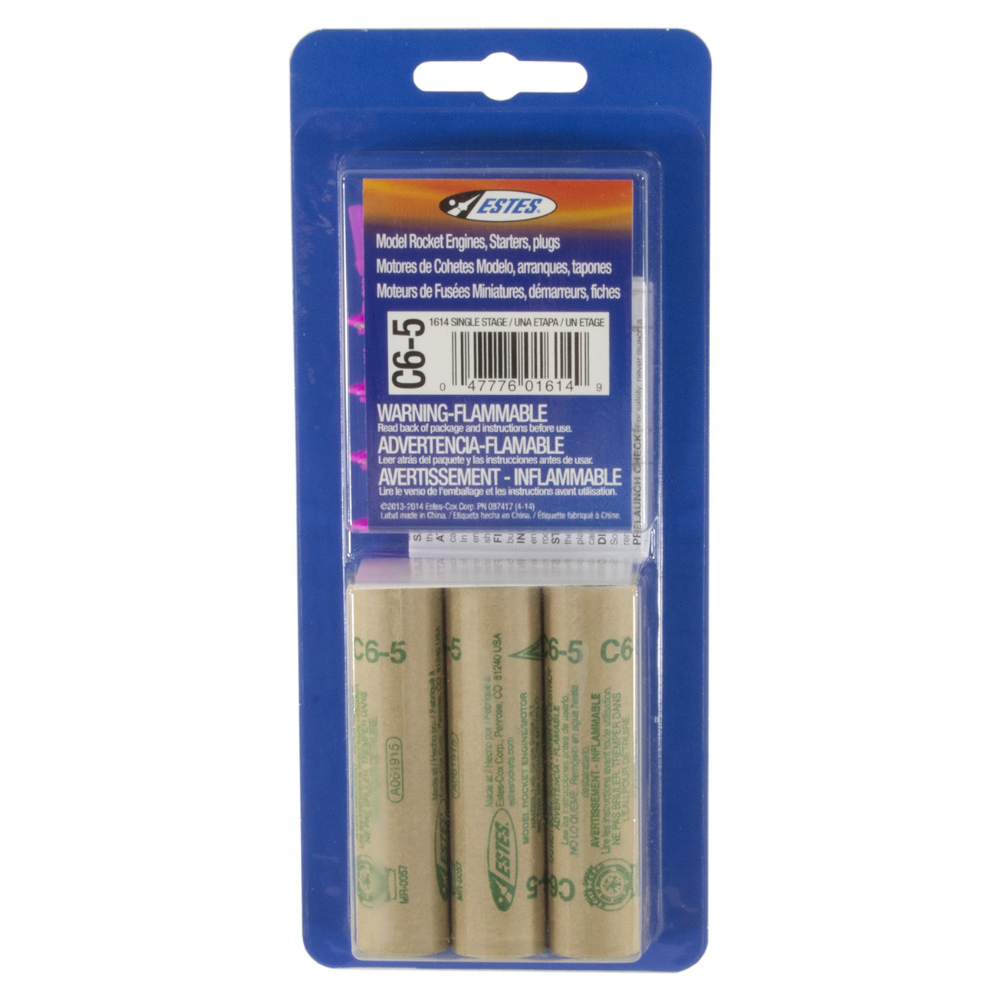 C65 Estes Model Rocket Engines Rockets to the Sky