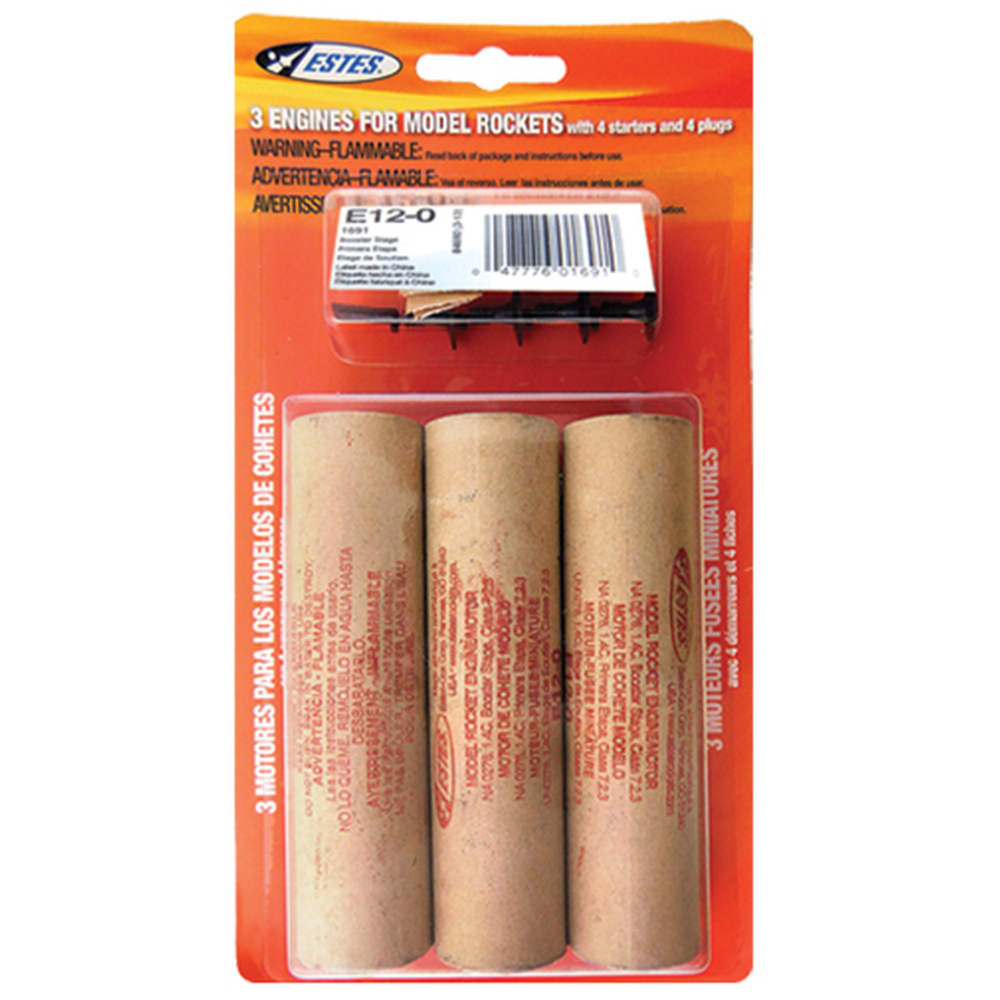 E120 Estes Model Rocket Engines Rockets to the Sky